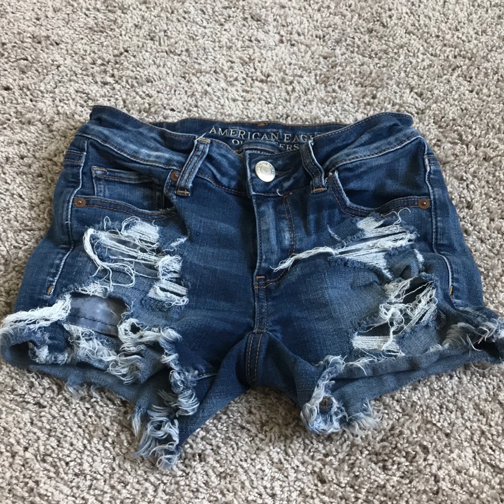 american eagle jean shorts